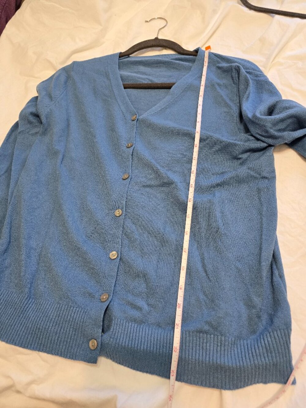 Blue soft cardigan